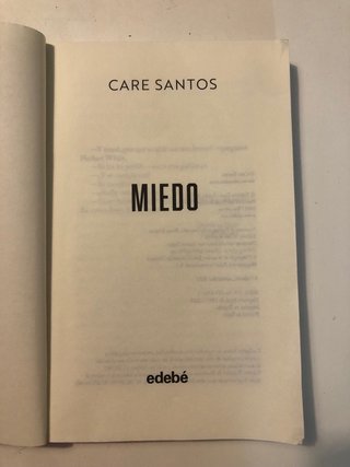 MIEDO (nueva edición)