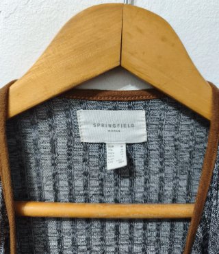 Cárdigan gris Springfield mujer Talla M