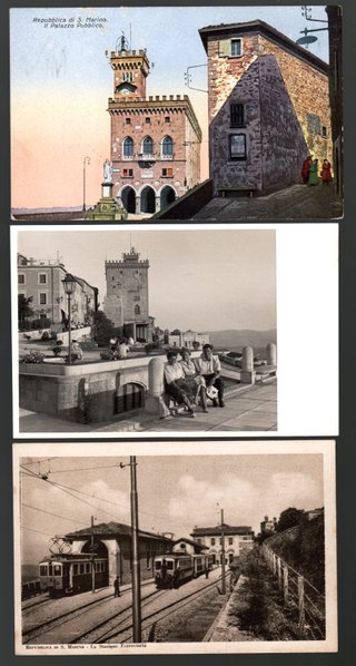 Lotto 17 Cartoline Viaggiate '900+Album SAN MARINO