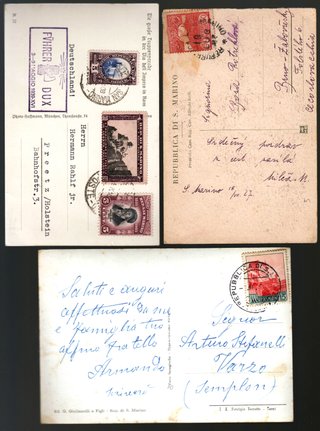 Lotto 17 Cartoline Viaggiate '900+Album SAN MARINO