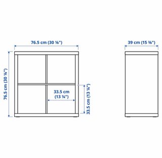 Estantería Kallax 4 cubos Ikea