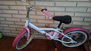 Bicicleta Infantil B'TWIN Doctor Girl 500 16''