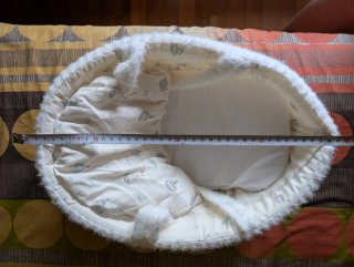 Capazo para muñeco con asas