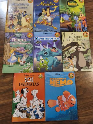 Colección 8 Libros Disney