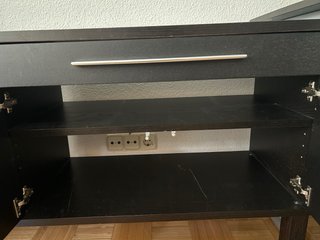 Aparador Ikea Negro/Marrón