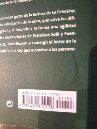 La Celestina. Fernando de Rojas. Español.