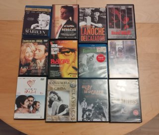 Lote de DVDs y Blu-ray de Películas Varias