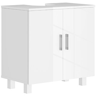 Mobile Sotto Lavabo Bagno a 2 Ante con Ripiano Cen
