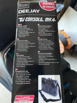 Hercules DJ Console MK4 Controller DJ