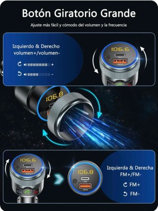 Cargador Coche Lencent USB PD QC3.0