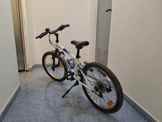 Bicicleta Decathlon Rockrider 20 Azul/Blanca