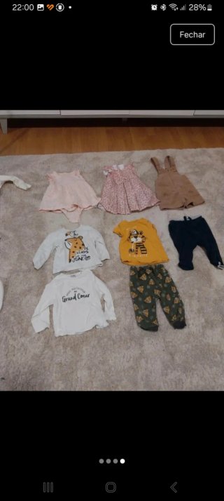 Lote Roupa Bebé