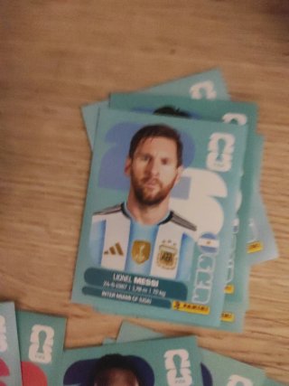 Cromos de fútbol Messi
