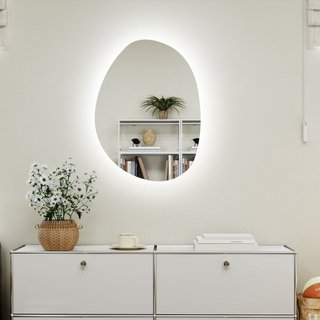 Specchio da Bagno Illuminato a LED con Colore e Te