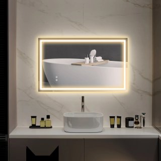 Specchio per Bagno con Luci LED Regolabili a 3 Col