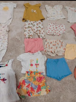 Lote Roupa Bebé Menina