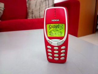 Nokia 3310 + Batteria NUOVA + Caricatore - Rosso