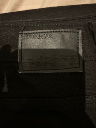 Pantalones negros Pull&Bear