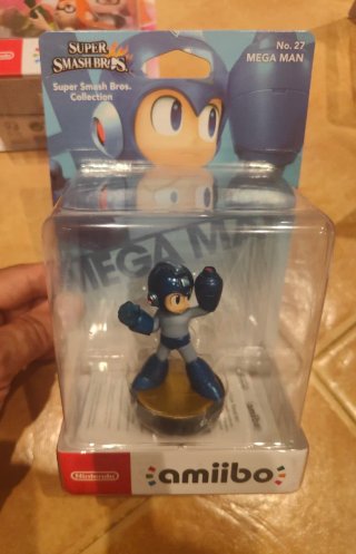 Amiibo Mega Man No. 27 Super Smash Bros.