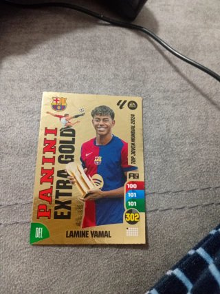 Carta Panini Extra Gold Lamine Yamal 2024