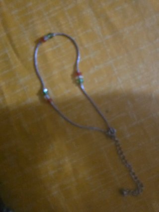 Cavigliera donna con perline