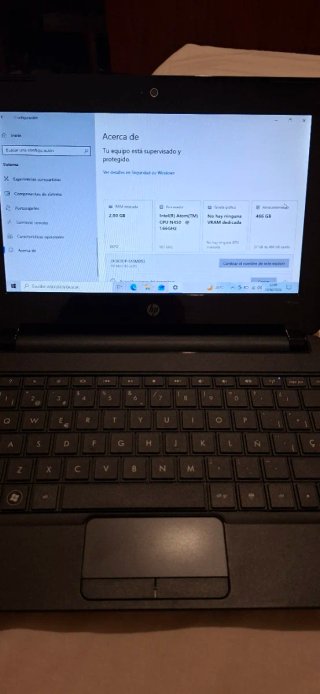 HP Mini con disco rigido da 500 GB