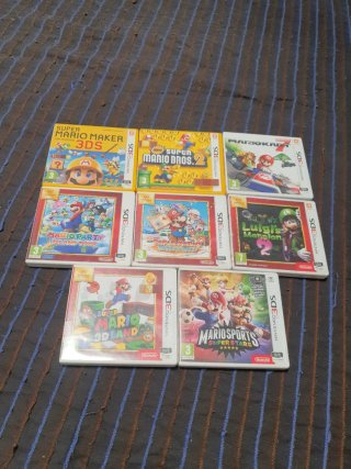 Lote de 8 Juegos Nintendo 3DS Mario