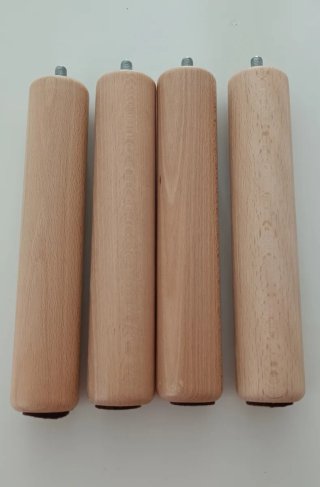 Patas de madera para somier (4 unidades)