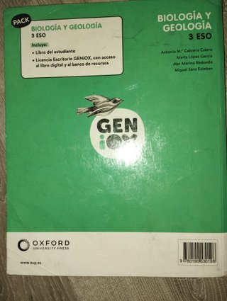 Biología y Geología 3º ESO. Libro del estudiant...