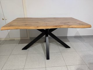 Mesa de comedor madera y metal