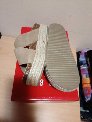 Sandalias Beige Talla 39