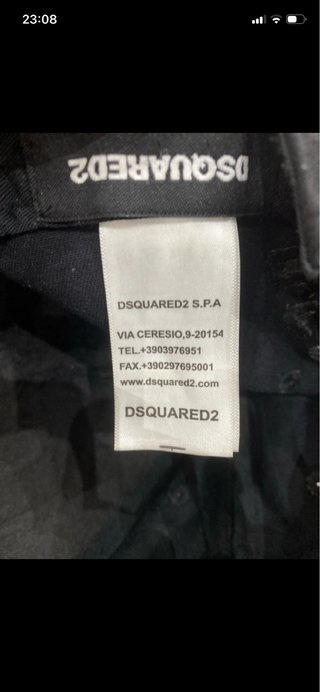 Cappello Dsquared2 ICON Nero