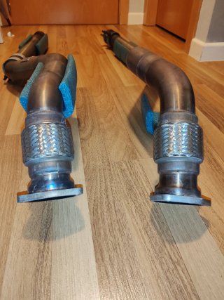 Tubos downpipe para Audi rs4 rs5 B8