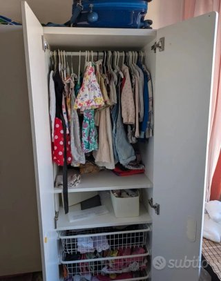 Armadio Ikea bianco componibile