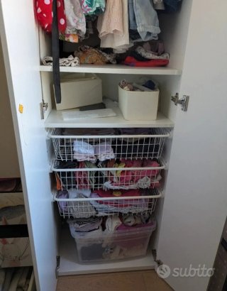 Armadio Ikea bianco componibile