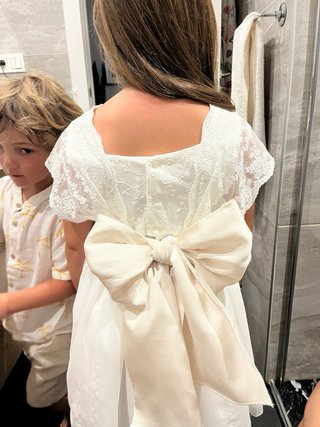 Vestido niña boda blanco