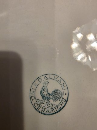 Piatto da portata Galvani vintage