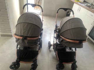 Silla de gemelos modular, nueva