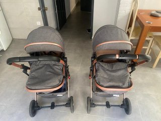 Silla de gemelos modular, nueva