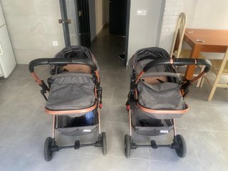 Silla de gemelos modular, nueva