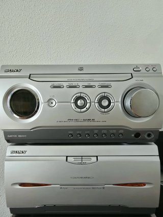 Minicadena Sony MHC-WZ5 CD/MP3, CASETERAS