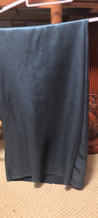 Vestido azul fruncido