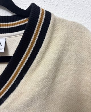 Chaleco Zara Beige y Marrón