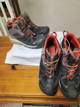 Dos Botas Montaña T.36 y 37 (2 pares)