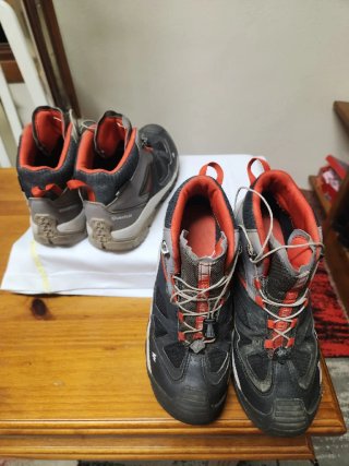 Dos Botas Montaña T.36 y 37 (2 pares)