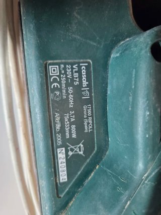 Lijadora de banda Casals 800W