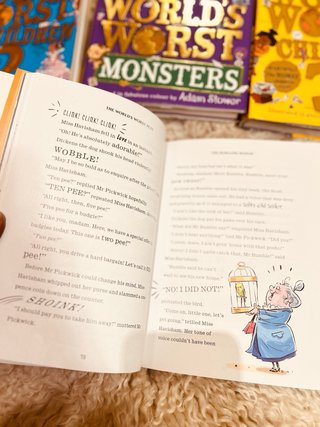 (8-12)Lote 6xlibros David Walliams World's Worst