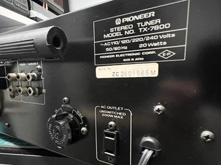 Sintonizador HIFI PIONEER TX-7800 MUY ALTA GAMA