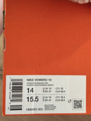 Nike Vomero 18 Talla 48.5