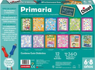 Diset juego educativo asociar preguntas respuestas
